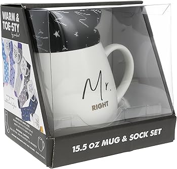 Mr. Right - 15.5 oz Mug and Sock Set