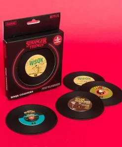Stranger Things WSQK PVC Record Coasters