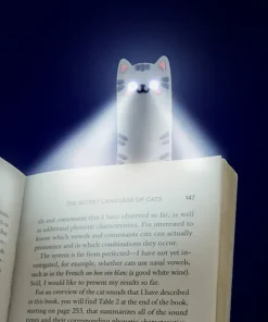 Cat Reading Light and Bookmark
