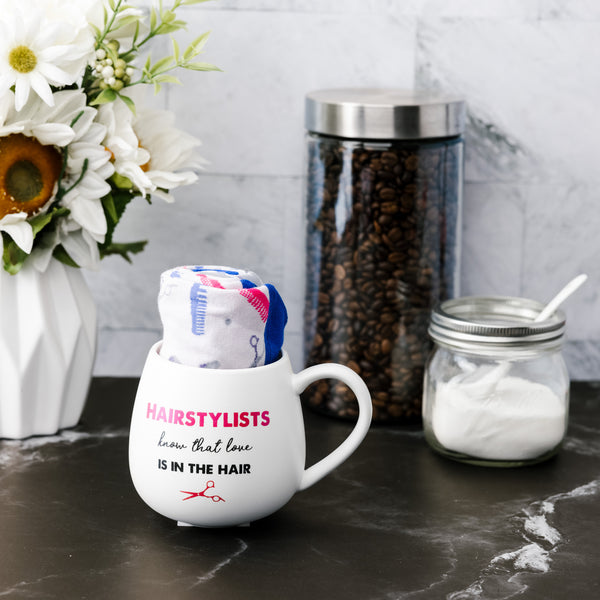 Hairstylist - 15.5 oz Mug and Sock Set