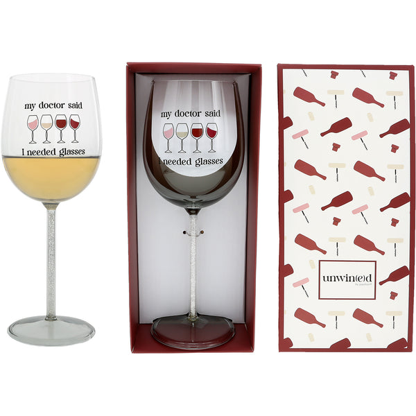 Needed Glasses - Gift Boxed 17 oz Wine Glass