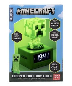 Alternative view of Minecraft Creeper Icon Alarm Clock