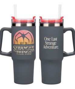 Stranger Things 5 900ml Insulated Cup and Straw