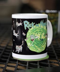 Rick and Morty Floating Cat Dimension 11 OZ Boxed Mug