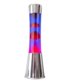Red and purple lava lamp