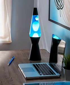 Blue bullet lava lamp