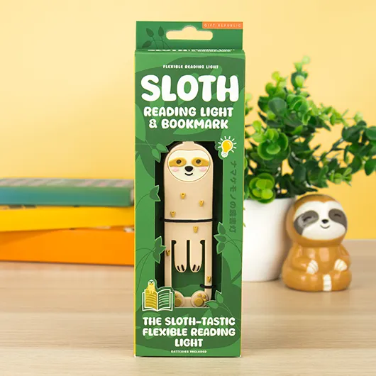 Sloth Reading Light & Bookmark - Image 3