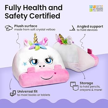 Cuddly Reader : Book & Tablet Holder - Unicorn - Image 2