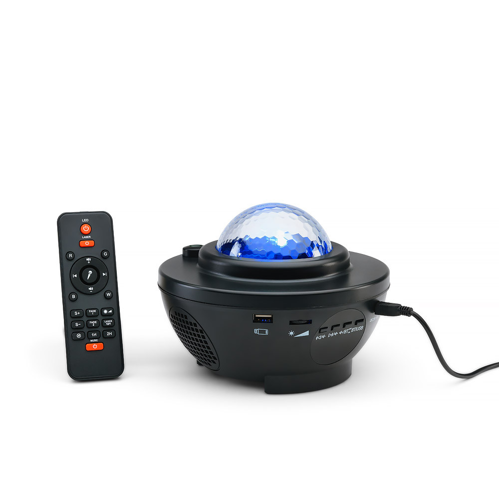 Galaxy Projection Lamp with Wireless Speaker - Image 2