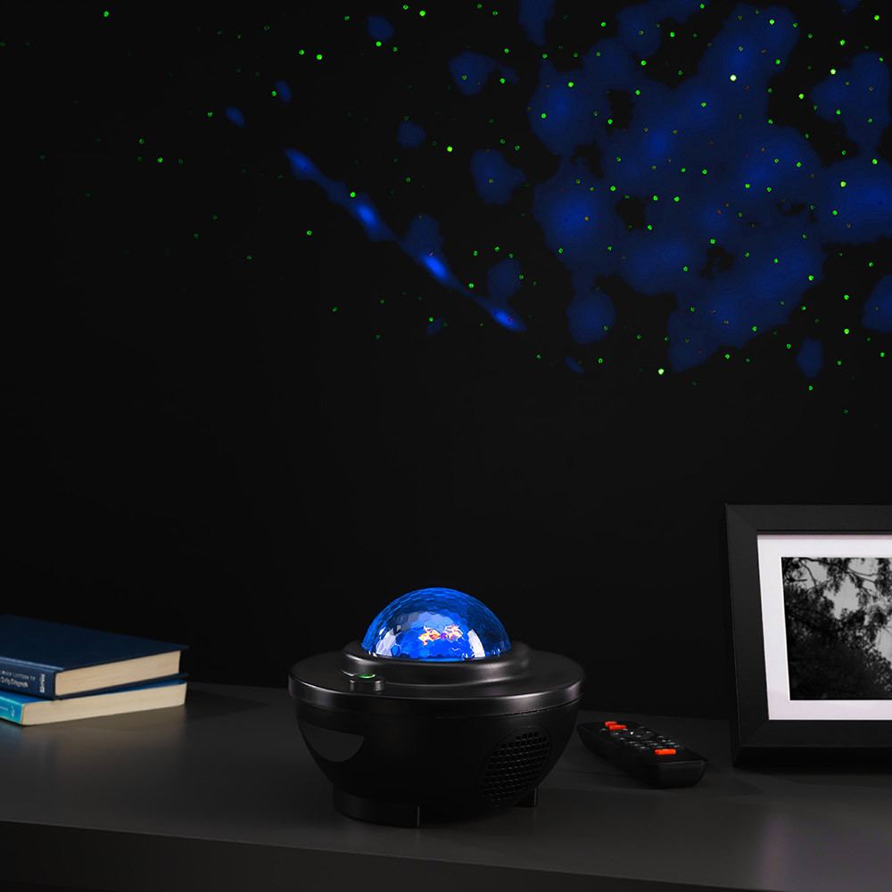 Galaxy Projection Lamp with Wireless Speaker - Image 4