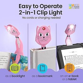 Flexilight Pal booklight collection - Unicorn , Robot , Kitty & Dog - Image 4