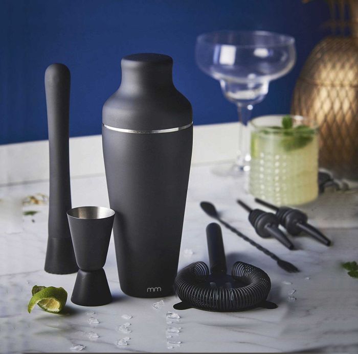 mm - Cocktail Shaker Set - Matt Black - Image 3