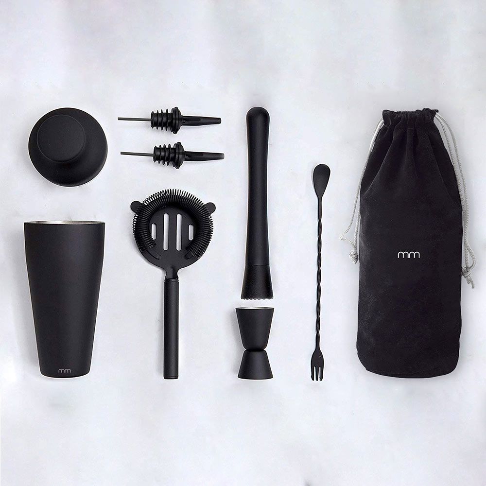 mm - Cocktail Shaker Set - Matt Black - Image 2
