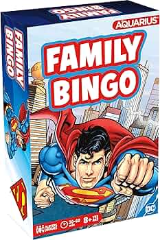 Dc Comics Superman Family Bingo Game