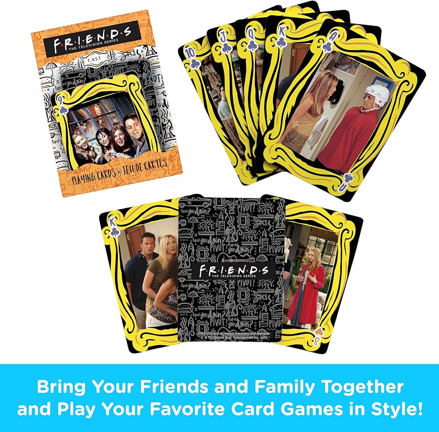 Friends Cast Playing Cards