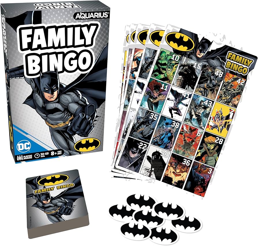 Dc Comics Batman Family Bingo Game