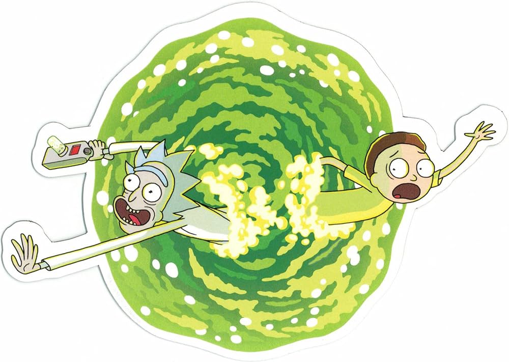 Rick & Morty Portal Funky Chunky Magnet