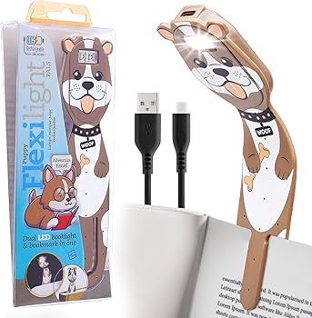 Flexilight Pals Rechargeable Booklight/Bookmark - Dog