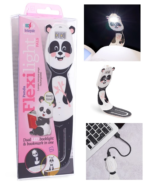Flexilight Pals Rechargeable Booklight/Bookmark - Panda
