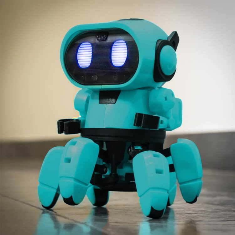 Construct & Create Tobbie the Self-Guiding AI Robot Blue - Image 2