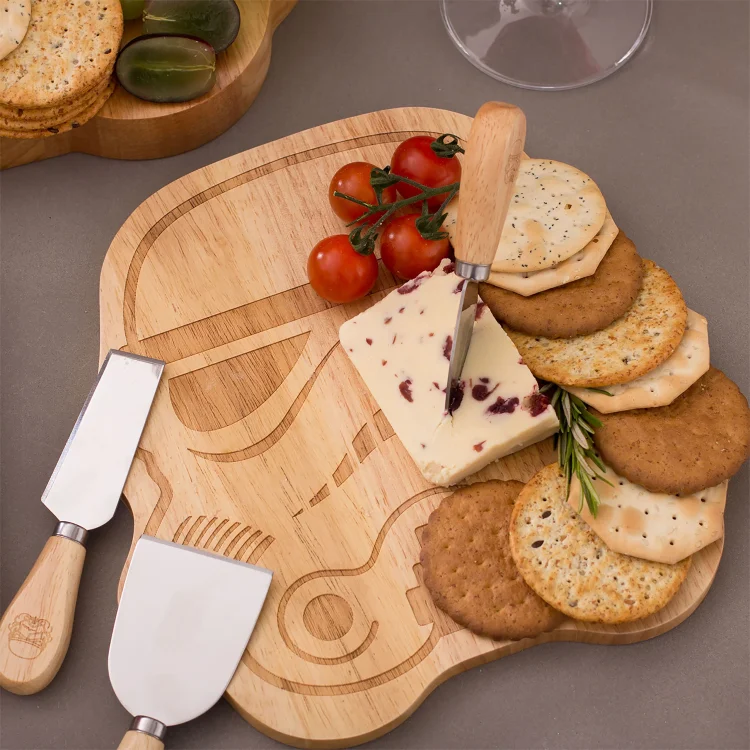 Original Stormtrooper Cheese Board including Knife Set for Star Wars Fans