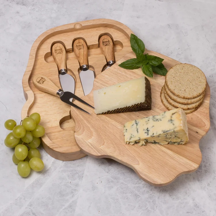 Original Stormtrooper Cheese Board including Knife Set for Star Wars Fans - Image 3