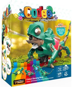 Codee the Chameleon Colour-Sensing Coding Robot