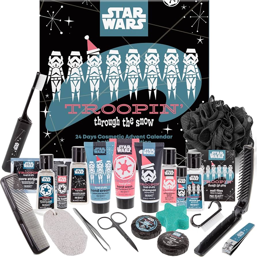Star Wars Xmas 24 Days Cosmetic Advent Calendar Troopin Bath & Body Edition