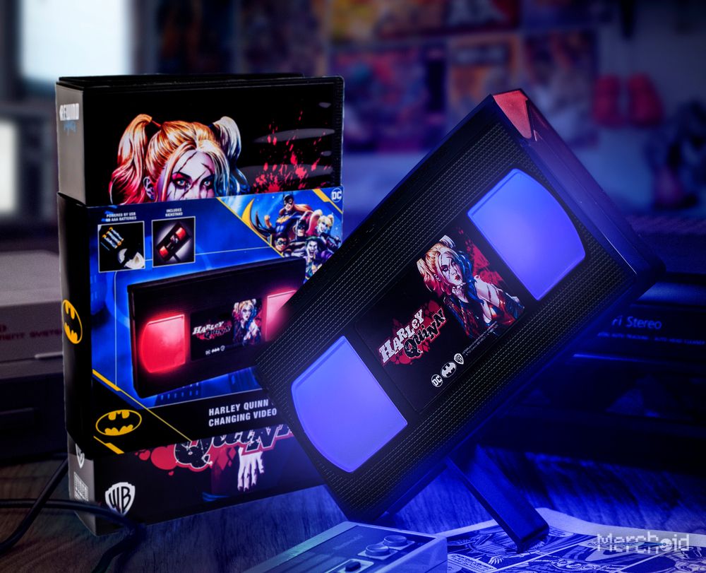 Harley Quinn: Colour-changing Retro VHS Light
